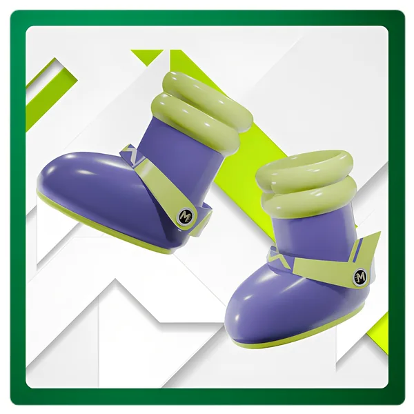 Official image of the Meteon Run Galaxy series NFT sneaker, Rare rank