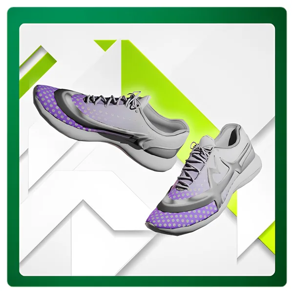 Official image of the Meteon Run Running series NFT sneaker, Rare rank