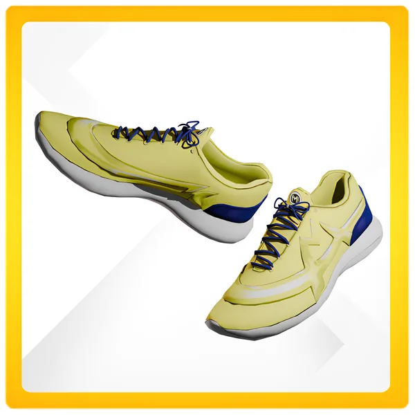 Official image of the Meteon Run Running series NFT sneaker, Super Uncommon rank
