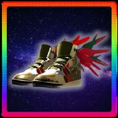 Meteon Run NFT sneaker (gold)