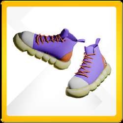 Meteon Run NFT sneaker (yellow)