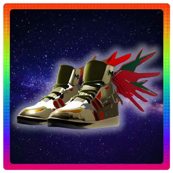 Official image of the Meteon Run top-tier Ultimate (Legendary) NFT sneaker